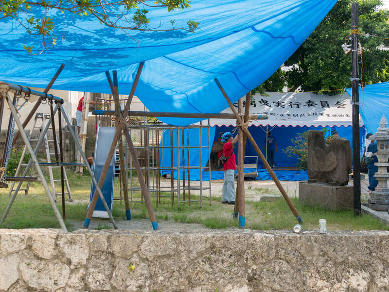 新島区綱作り2016