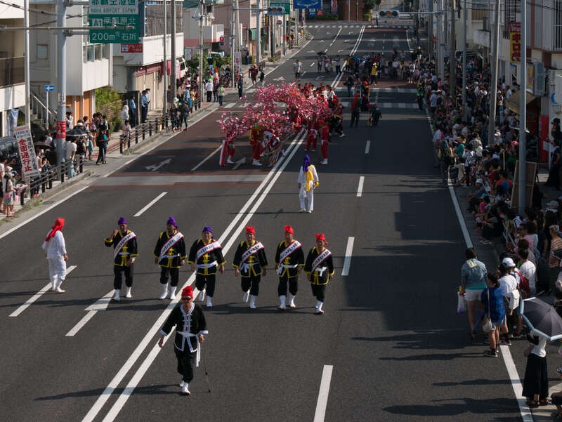 与那原大綱曳2016 当日