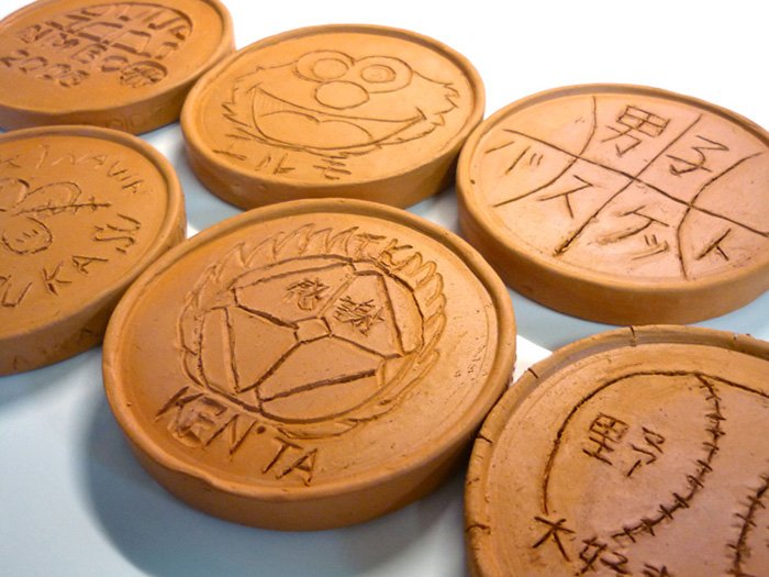 赤瓦コースターづくり