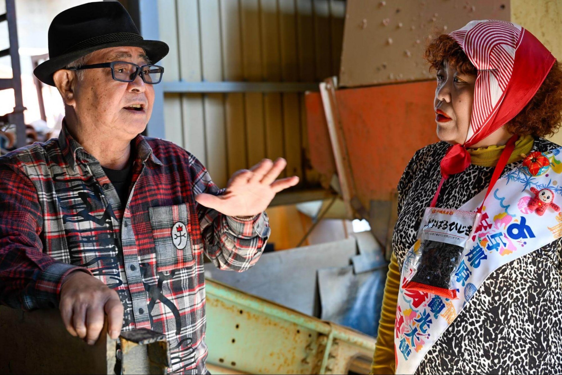 インタビューの様子