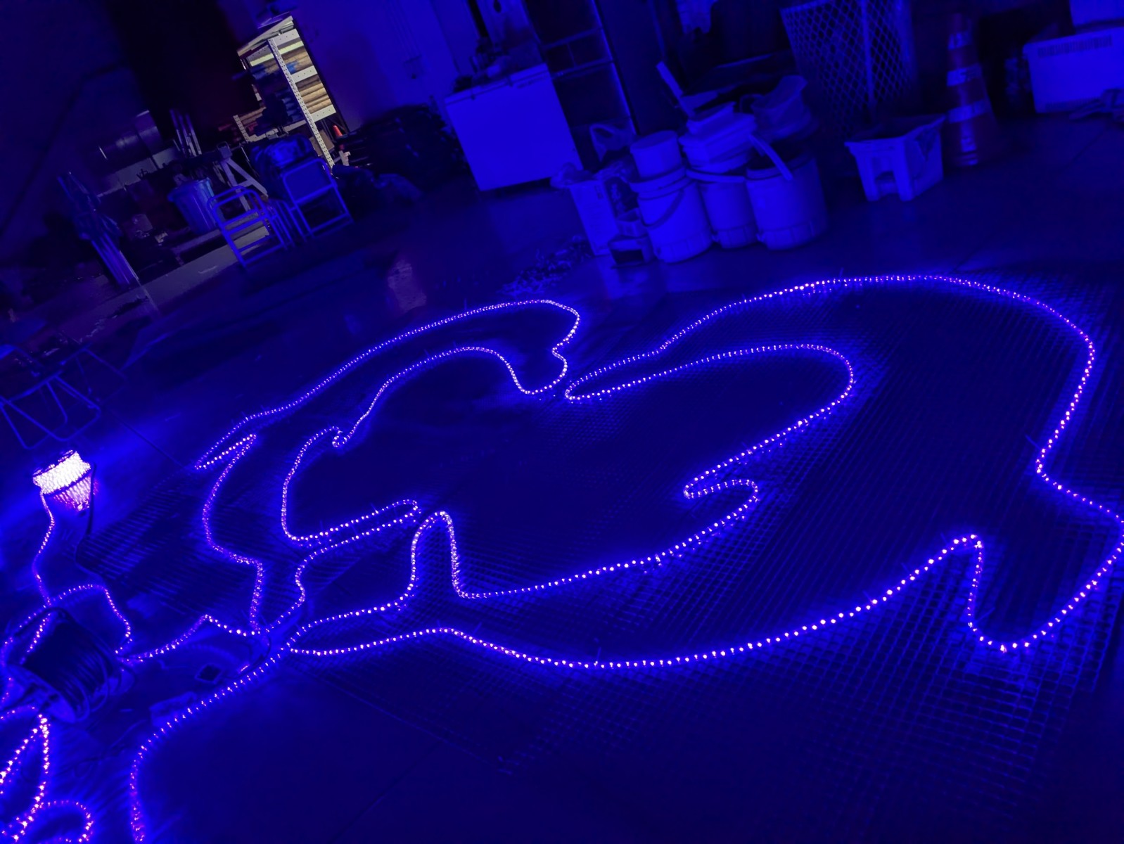 点灯したイルミネーション